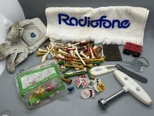 Vintage Golf Advertising Tees Divot Tools Markers… Over 80 Pieces, Radiofone