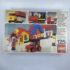 Vintage LEGO Set #125 1974 With Original Box