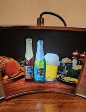 Vintage Lowenbrau Beer Lighted Clock Sign - Clock Doesn't Work