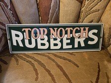 Vintage Metal Advertising Sign.