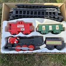 Vintage Santa’s Toyland Express Battery Operated Christmas Tree Train Set