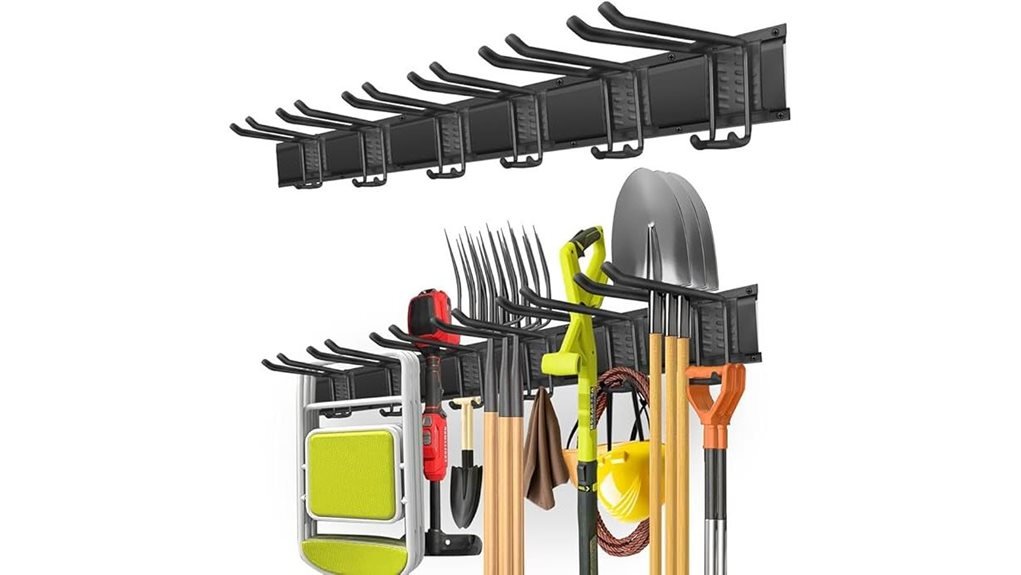 wall mounted garage tool organizer