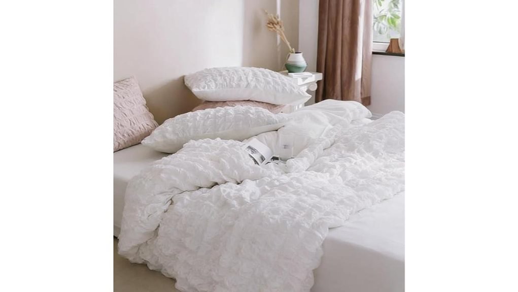 washable seersucker blanket cover