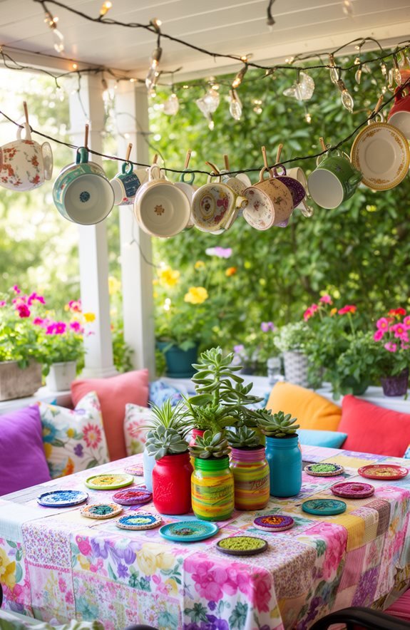whimsical summer table settings