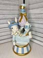 Whimsical Blue Bunny Tea Party Decor