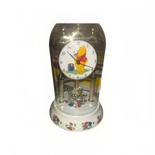Winnie The Pooh Dome Clock Vintage - Disney 75th Anniversary Collectible Works