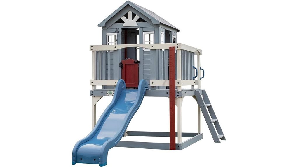 wooden kids playhouse structure