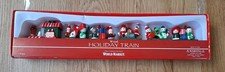 World Market Wood Holiday Christmas Train Set Decoration
