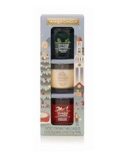 Yankee Candle Christmas Classics 3 Mini Scented Holiday Present Gift Set Decor