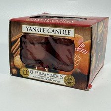 Yankee Candle Christmas Memories 12 Tea Light Candles Discontinued RARE NEW