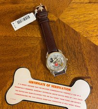 1998 Disneyana Convention Mickey Mouse Pluto Watch LE