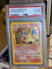 1999 Pokemon Base Set Charizard Holo 4/102 PSA 6 EX-MT - Original Owner - No BS2