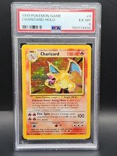 1999 Pokemon Base Set Charizard Rare Holo PSA 6 #4/102