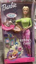 2001 Barbie Kennel Care Gift Set Real Pet Dog Sounds 53449 NEW IN BOX, tested