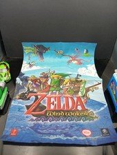 2002 Legend of Zelda Windwaker Promotional Tapestry 20.5x15" Rare! T2765