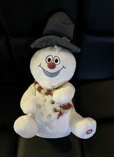 2010 Vintage Gemmy Animated Frosty The Snowman Light up Snowflake Musical Plush
