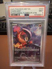 2025 POKEMON MEP EN-ME BLACK STAR PROMO #022 CHARCADET PSA 9