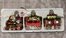 Amerihua Train Set Ornaments New Open Box