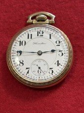 Antique 1932 Hamilton "992" 16s & 21j Railroad Pocket Watch-Runs Great