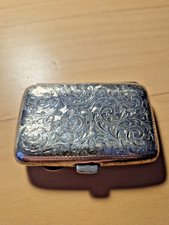 Antique silver cigarette case