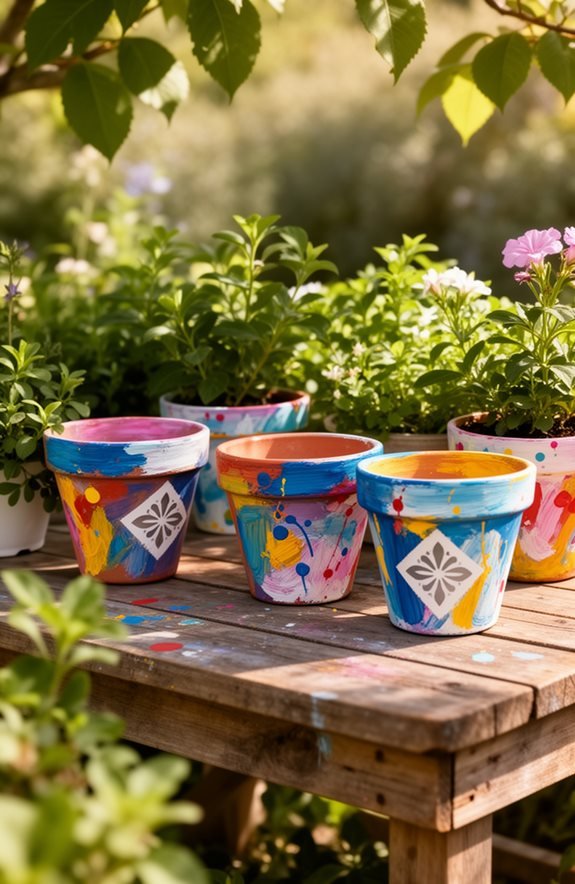 artistic flower pot techniques