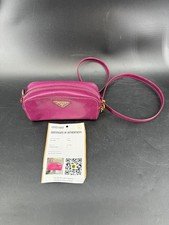 Authentic Prada Saffiano Vintage Pink Leather Crossbody Bag