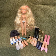 Bratz Magic Hair Raya Doll Nude With Accessories Shoes Brush Hat Sunglasses 2007