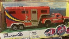 Breyer Retired 5310 Stablemates Red Truck And Gooseneck Trailer NIB 2005-2006