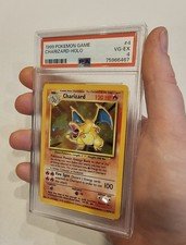 Charizard 4/102 Base Set Holo Rare Pokémon PSA 4