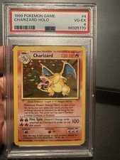 Charizard Holo 1999 Pokemon Game #4 Rare Holo PSA 4