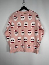 CHRISTMAS SANTA Jumper - Medium - Pink - New With Tags -Men’s