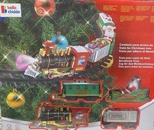 Christmas Train Set Around Tree Lights Sounds Battery Holiday Toy Kids
