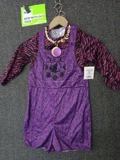 Clawdeen Wolf Monster High Costume Girls 24" Waist Romper Only