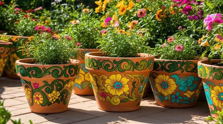creative pot painting ideas