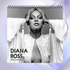 Diana Ross 2026 Calendar Soul Music Vintage Icon Wall Poster Gift