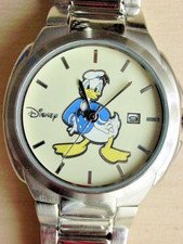 Disney Donald Duck Date Watch MINT in Box! Never Worn, Running w/ New Battery