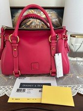 DOONEY AND BOURKE FLORENTINE SATCHEL FUCHSIA NWT