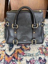 Dooney & Bourke Florentine Satchel made from Italian leather. Black.