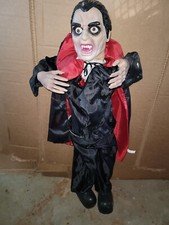 Dracula Blow Mold Full 36" Scary 3D Plays Music Working Halloween Decoration