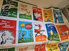 Dr Seuss Fabric Panel, Cotton, $12