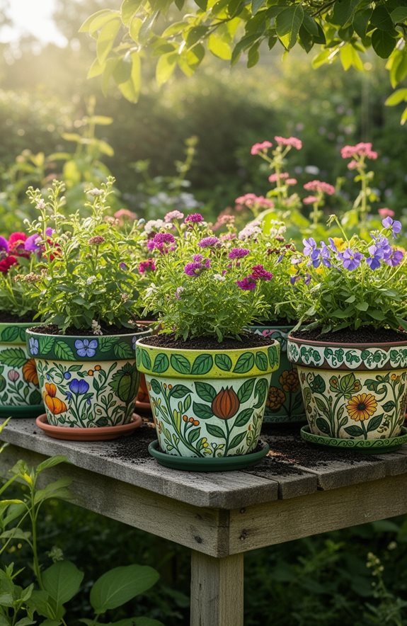 eco friendly garden painting ideas