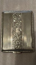 Elegant Vintage 1940-50 Silver 900 Cigarette Case Never Used! Little oxidation!