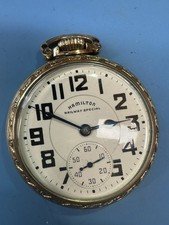EXCELLENT STUNNING HAMILTON 992B 21j 16s POCKET WATCH! RUNNING STRONG! A +++++++