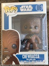 Funko Pop! Star Wars: Chewbacca #06 Retired Blue Box RARE 2011 With Protector