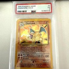 (GRADED) CHARIZARD-HOLO 1999 POKEMON UNLIMITED PSA 5