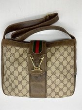 Gucci Vintage GG PVC Sherry Line Shoulder Bag Authenticity