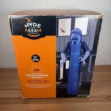 Halloweem Gemmy 12 ft LightshowGhoul Blue Frightening Ghost Inflatable
