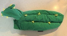 Halloween Dog Costume Dinosaur Green Size Large