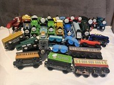 Huge Lot Thomas And Friends Wooden Trains Lot 33 Pieces