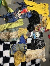 Large Lot Of Vintage Kids Halloween Costumes. VERY USED